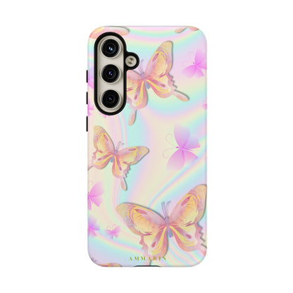 Butterfly Rainbow Tough Phone Case