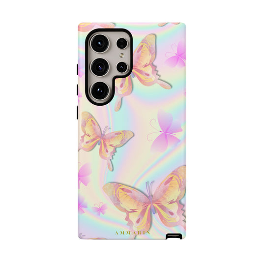 Butterfly Rainbow Tough Phone Case