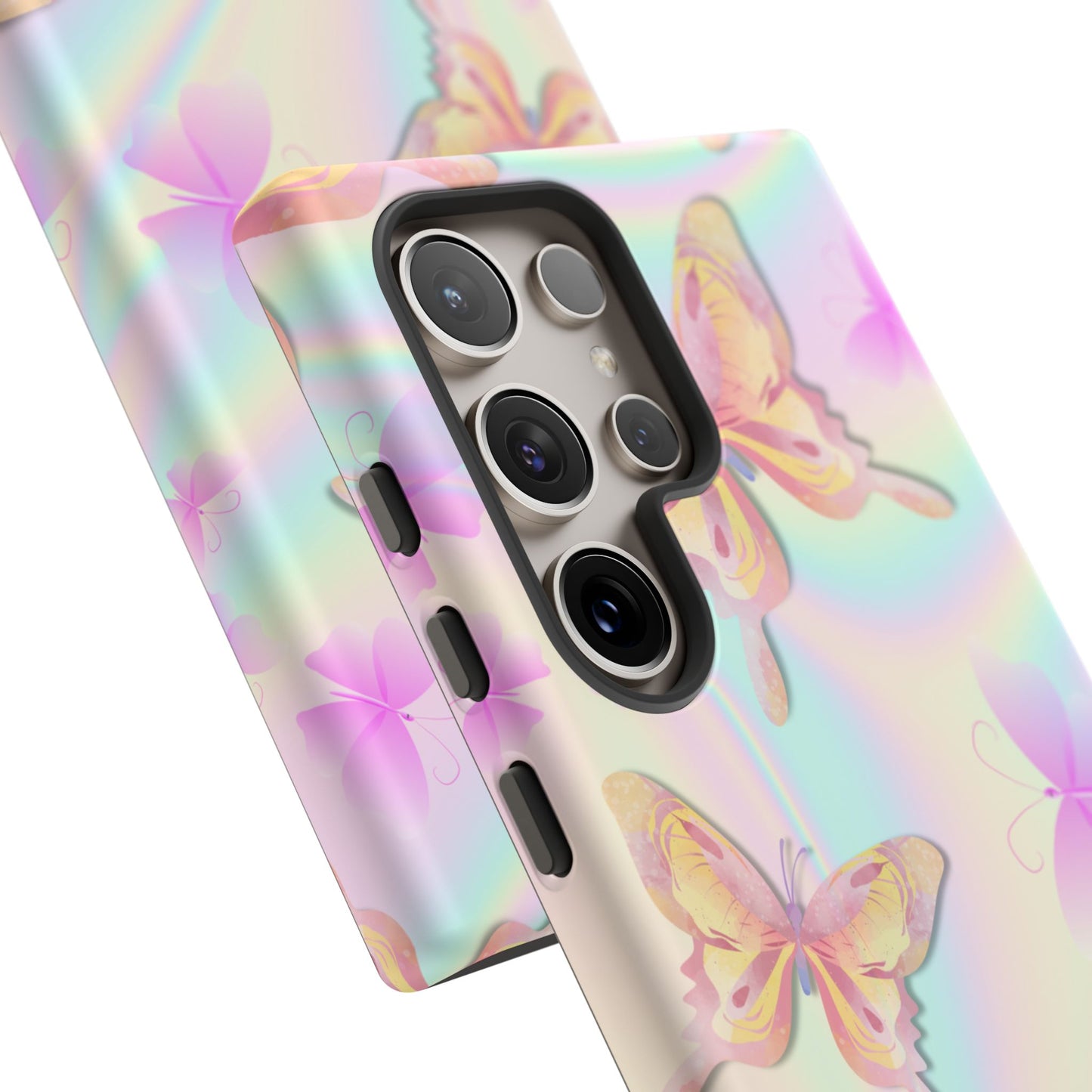 Butterfly Rainbow Tough Phone Case